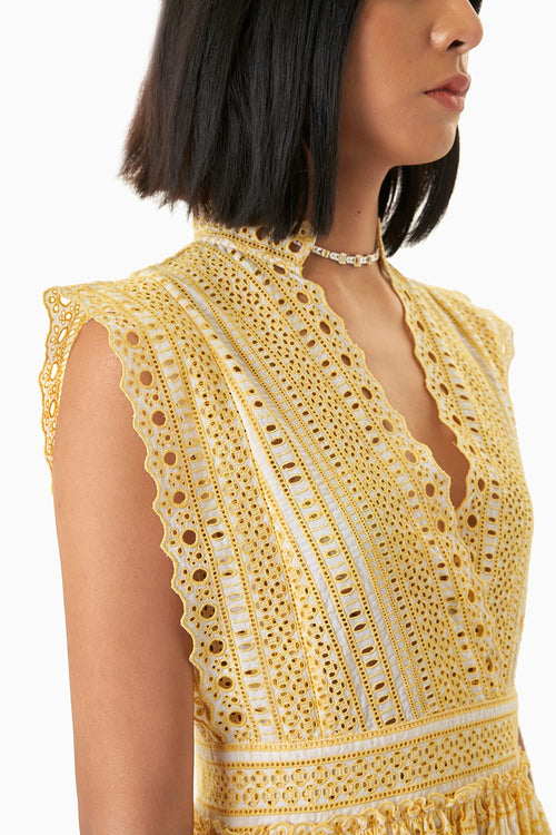 Yellow Celine Dress
