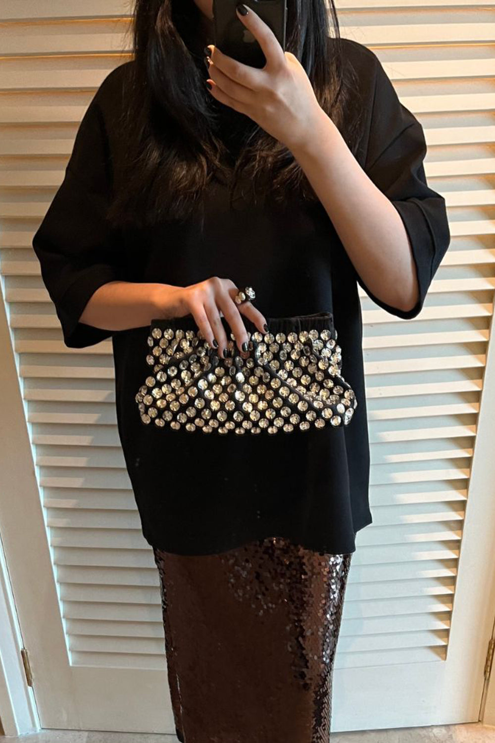 Alien Superstar Silver Big Bobbi Bag