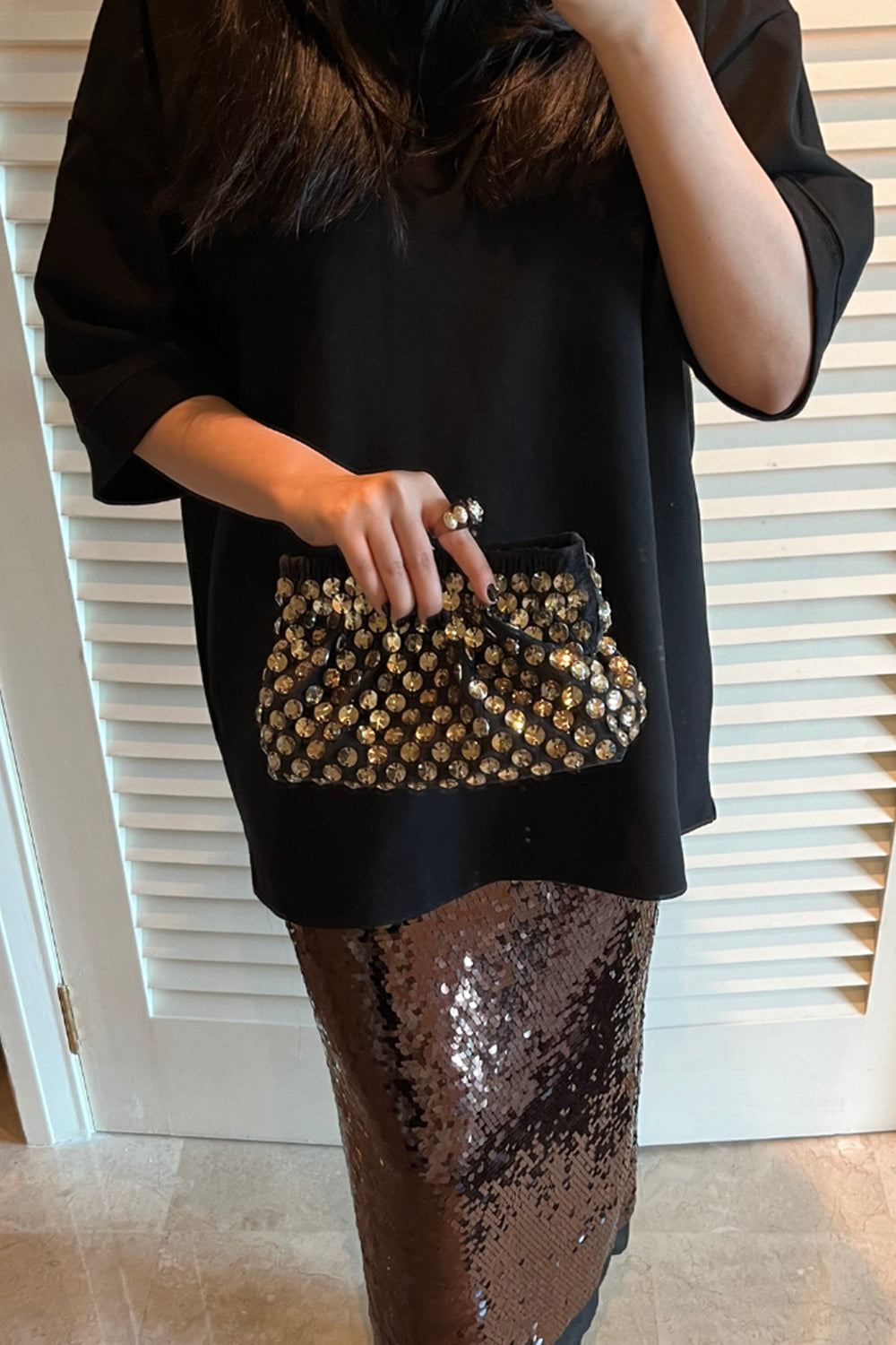 Alien Superstar Dusky Gold Bobbi Bag
