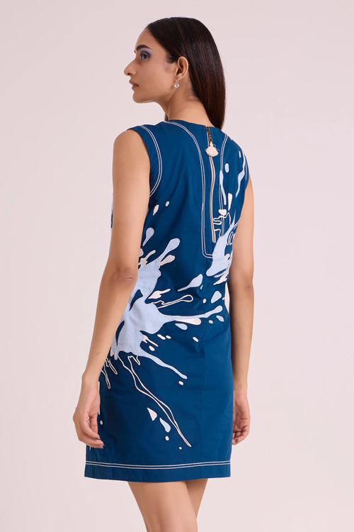 Hudson Frozen Lake Short Dress