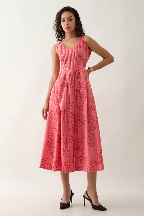 Naru Salmon Dress