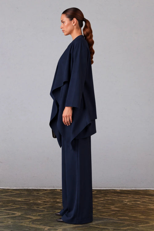 Navy Blue Three-Piece Co-ord Set