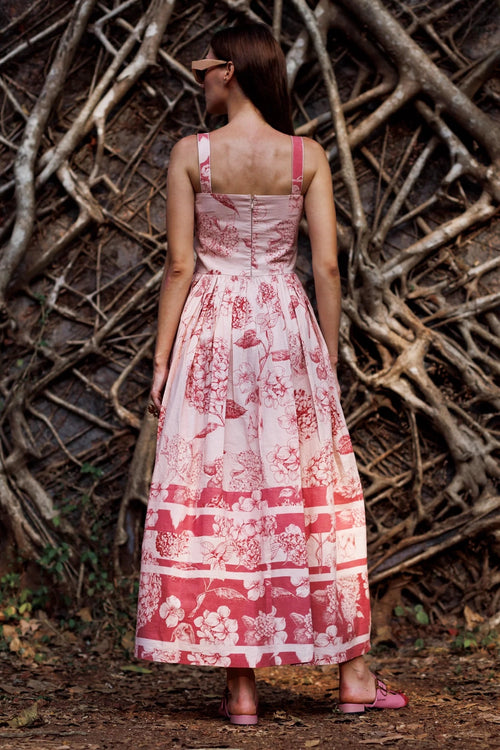 Peach Bunny Corset Dress