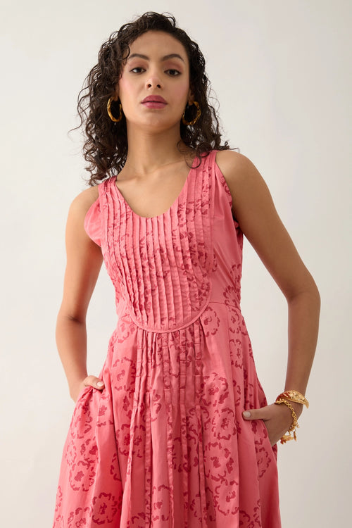 Naru Salmon Dress