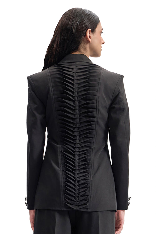 Studded Lapel Osibian Power Blazer