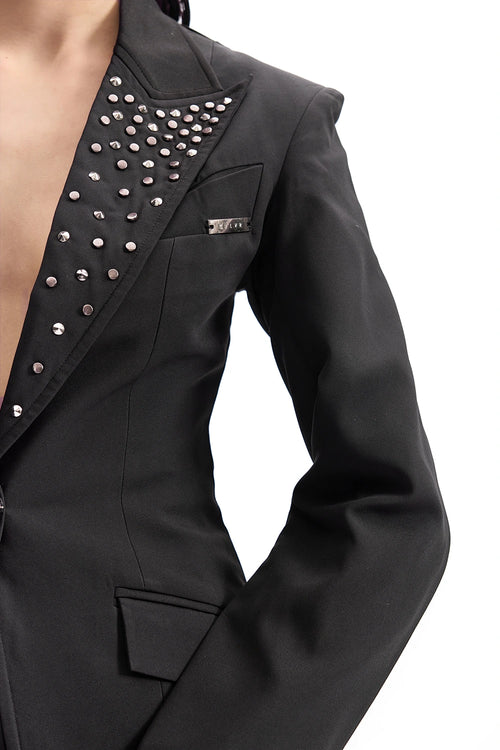 Studded Lapel Osibian Power Blazer