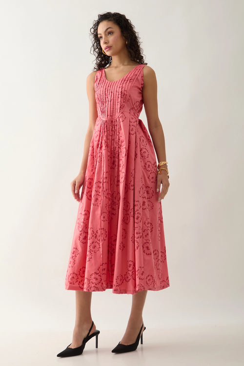 Naru Salmon Dress