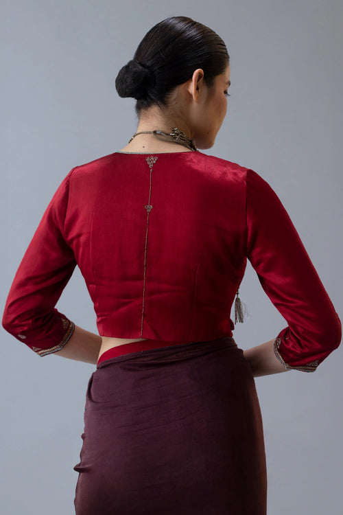 Red Dharmalad Blouse