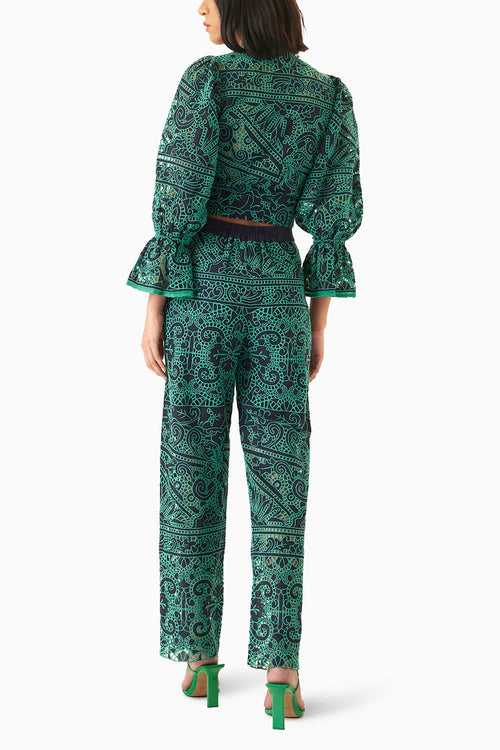 Alaya Tie up Top with Marlyn Pants