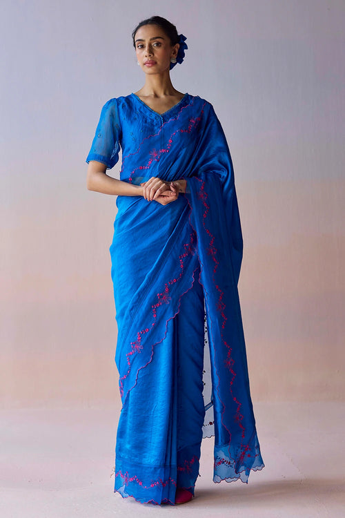 Moonglade Embroidered Saree