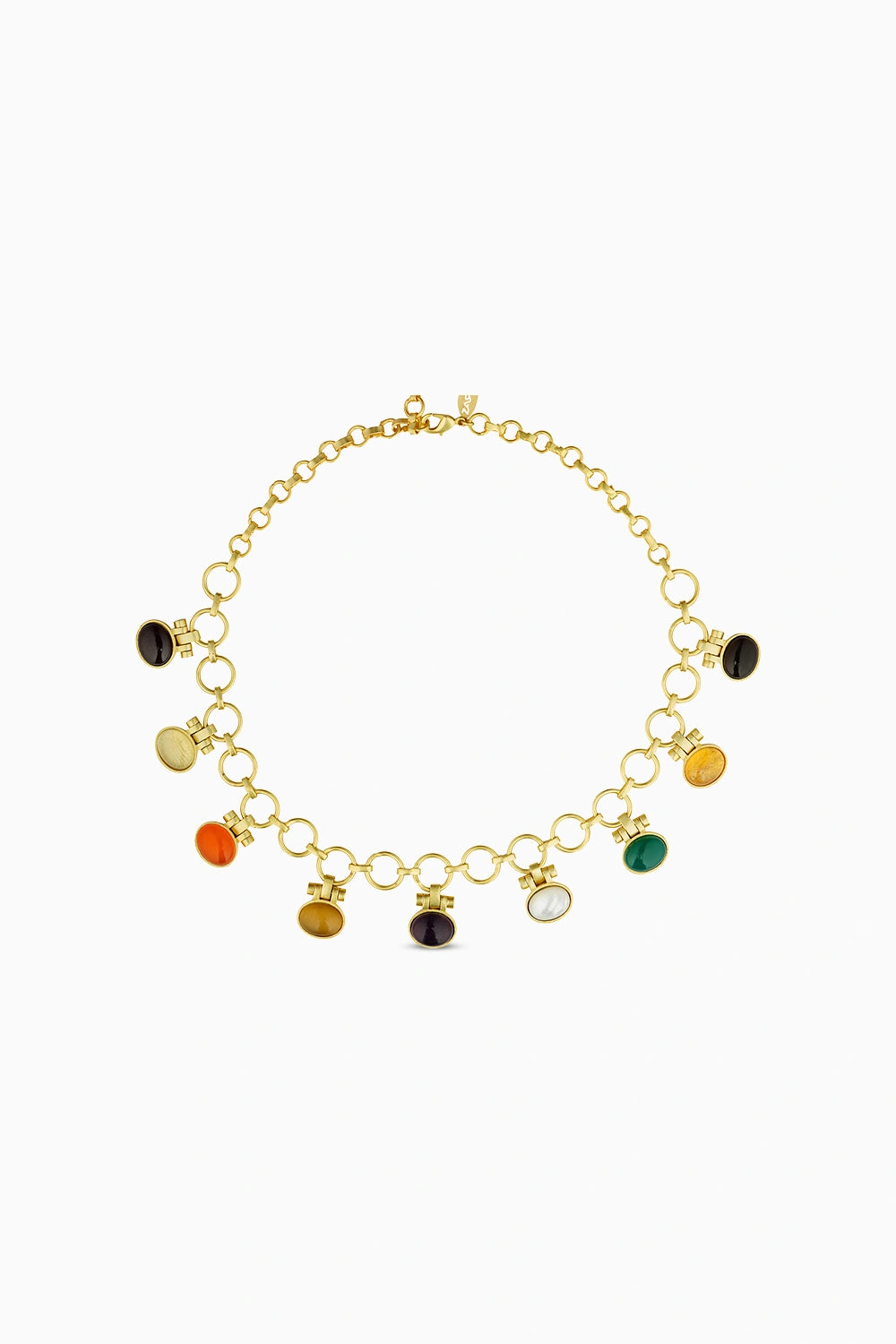 Power Links Navratan Necklace