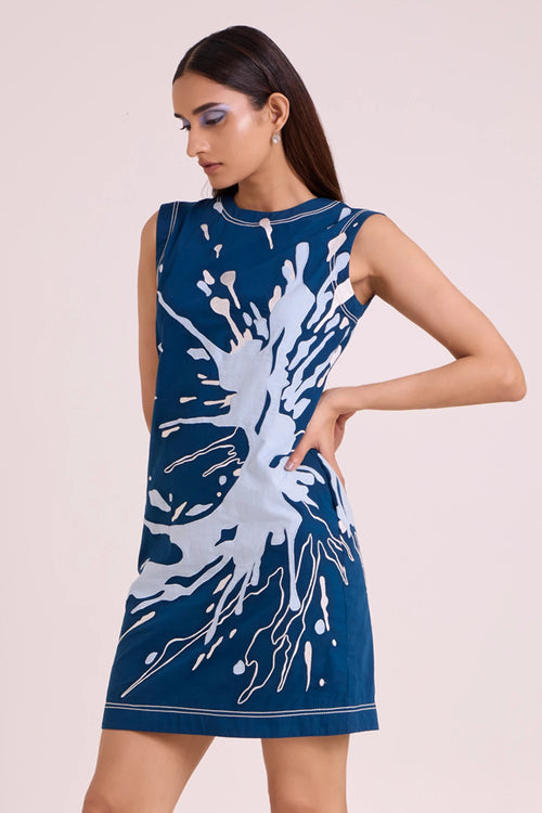 Hudson Frozen Lake Short Dress