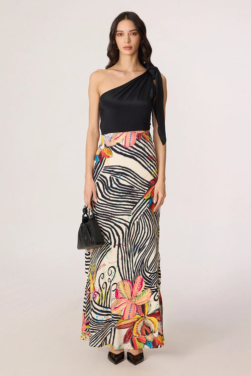 Sylvia Black Multi Dress