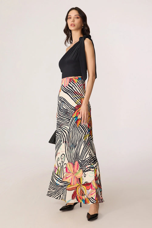 Sylvia Black Multi Dress