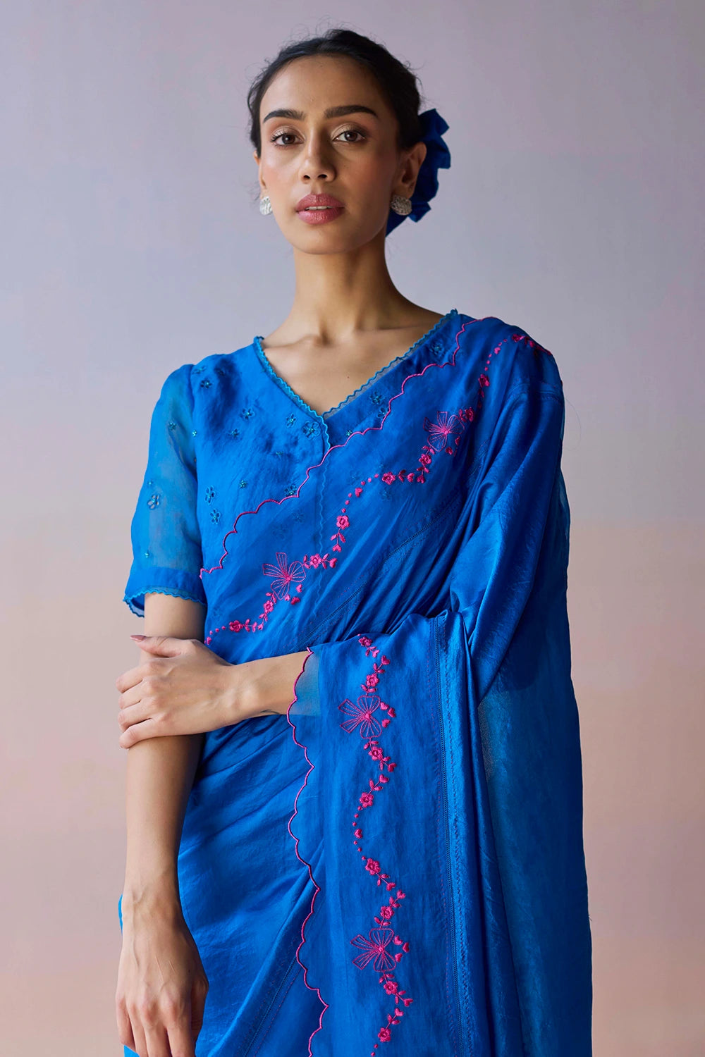 Moonglade Embroidered Saree