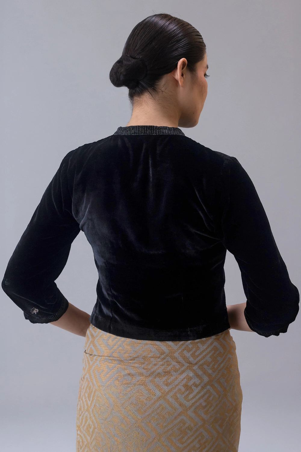 Black Serkyem Blouse