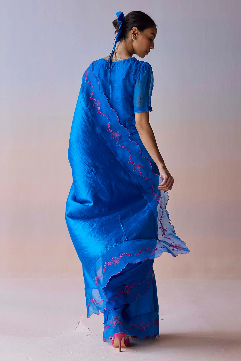 Moonglade Embroidered Saree