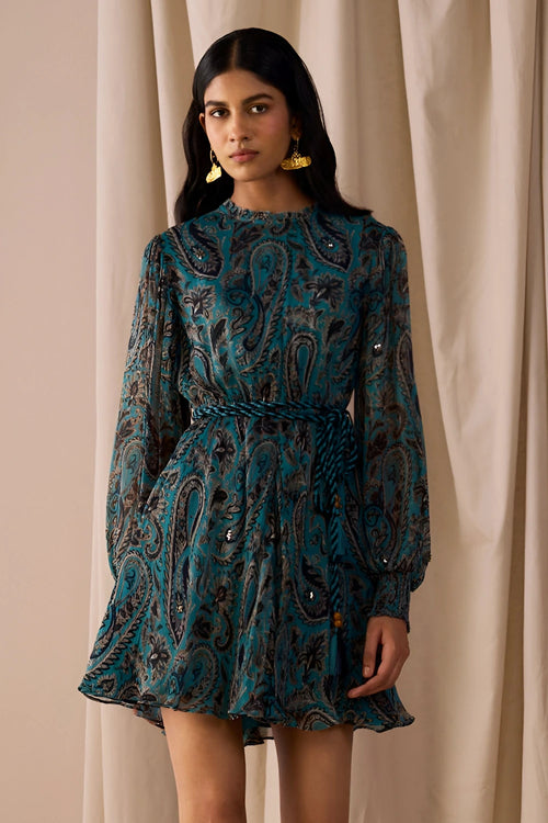 Mehr Paisley Mini Dress