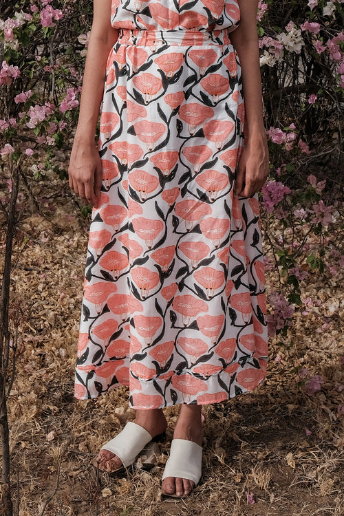 Eva Vintage Maxi Skirt