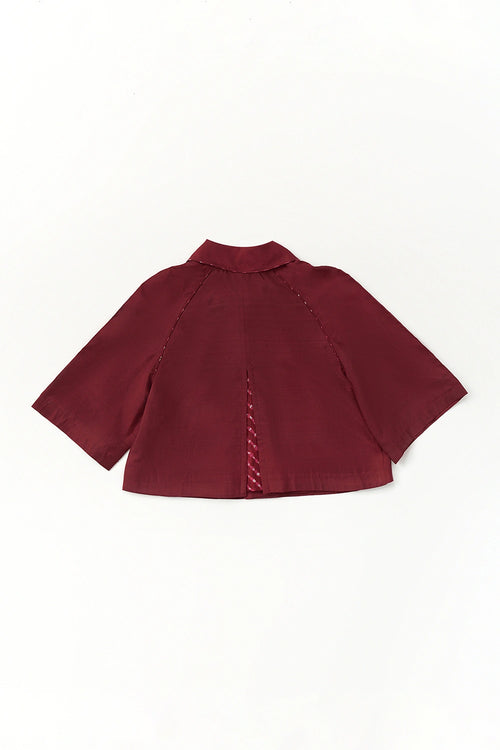 Imersa Burgundy Blouse