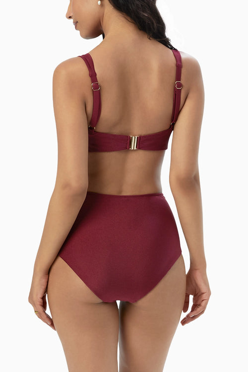 Garnet Cove Bikini Top