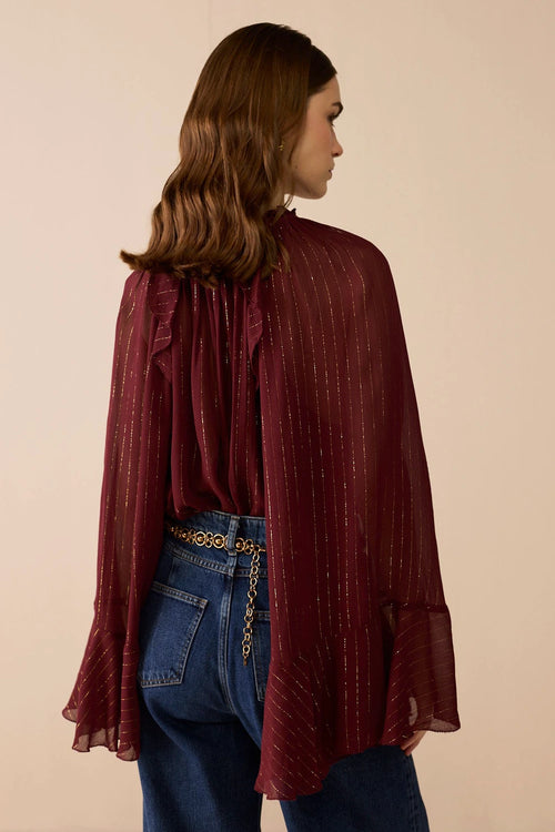 Merlot Blouse