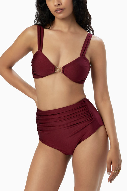 Garnet Cove Bikini Top
