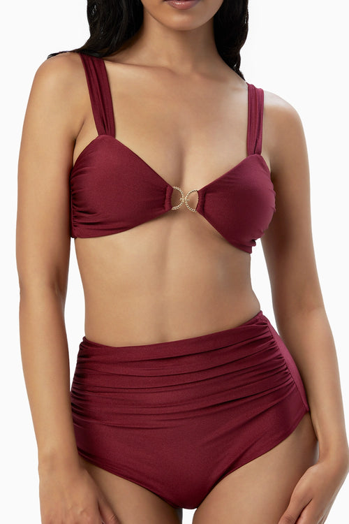 Garnet Cove Bikini Top