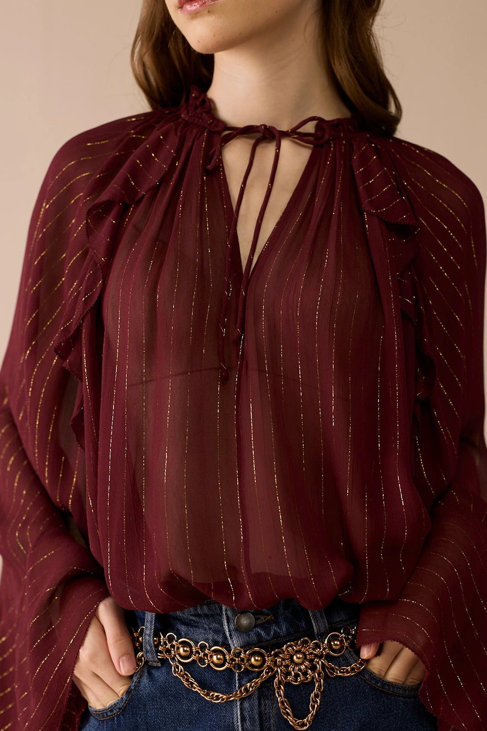 Merlot Blouse