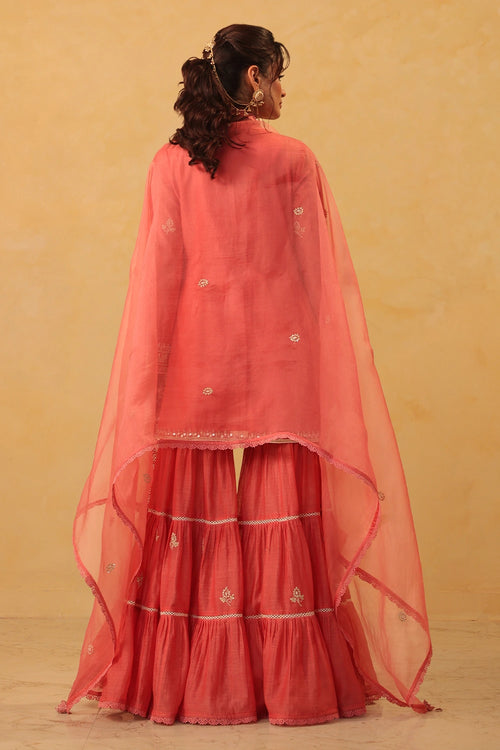 Vaayu Pink Sharara Set