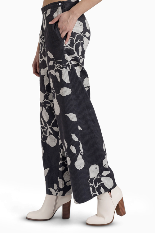 Vanmala Charcoal Tea Trousers