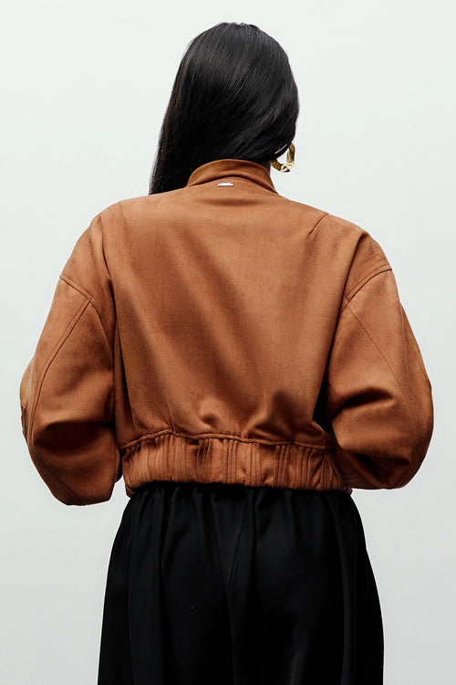 Brown Bomber Jacket