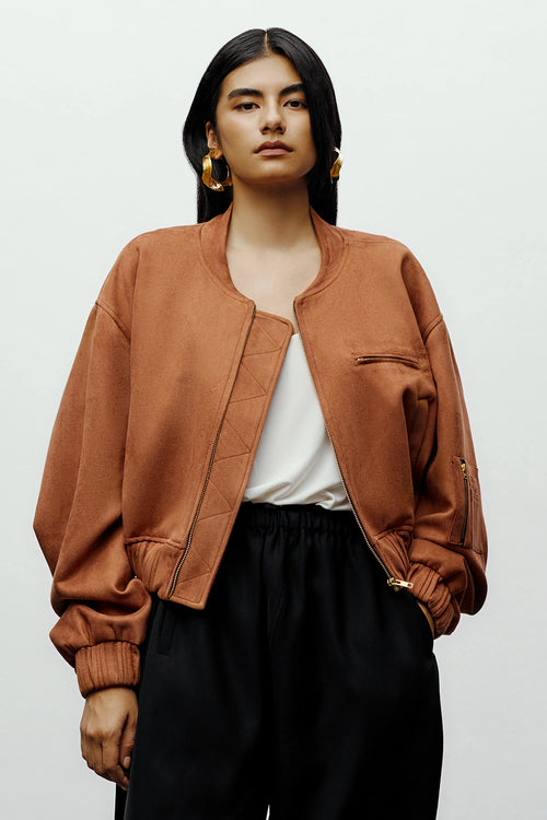 Brown Bomber Jacket
