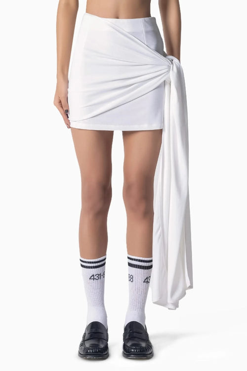 White DUU Skirt