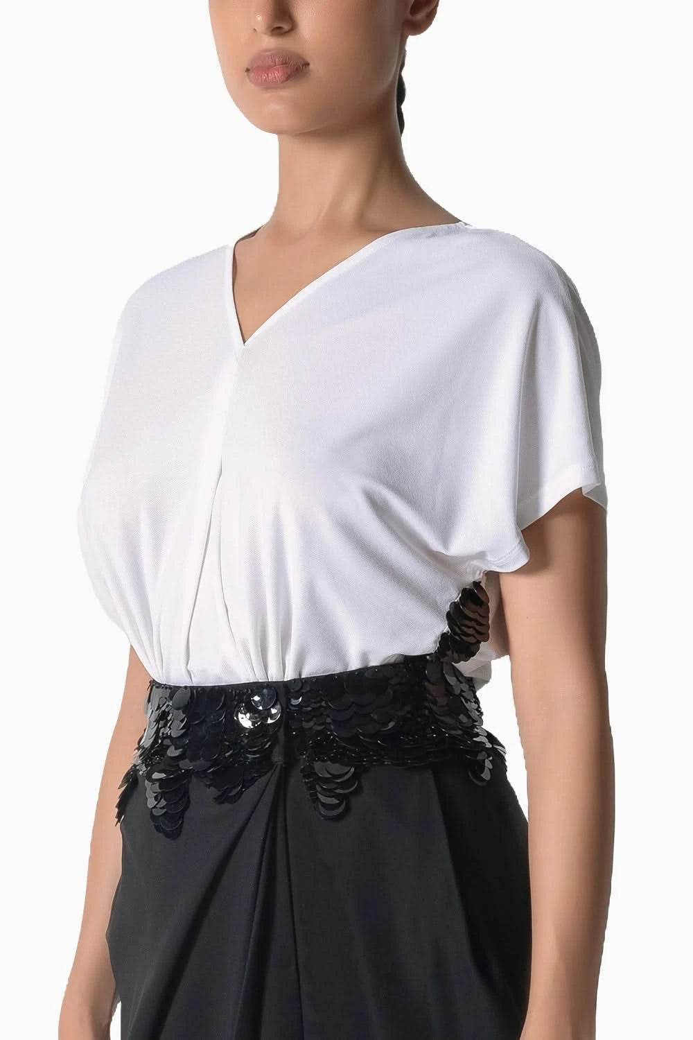 White  Pleated Top 2.0