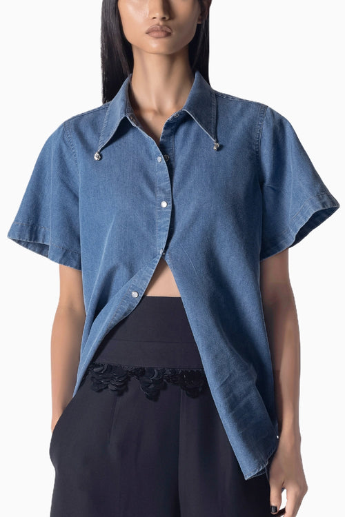 Blue AK Denim Shirt