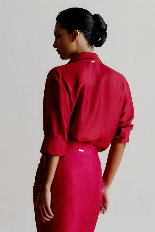 Cranberry Poppy Shirt