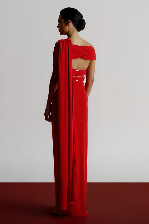 Velora Blouse With Knot Sari