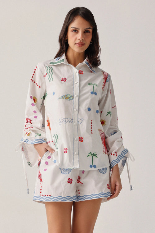 Ecru Isles Thais Shirt