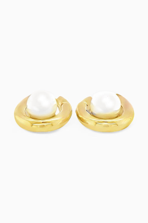 Pearl Embrace Hoops
