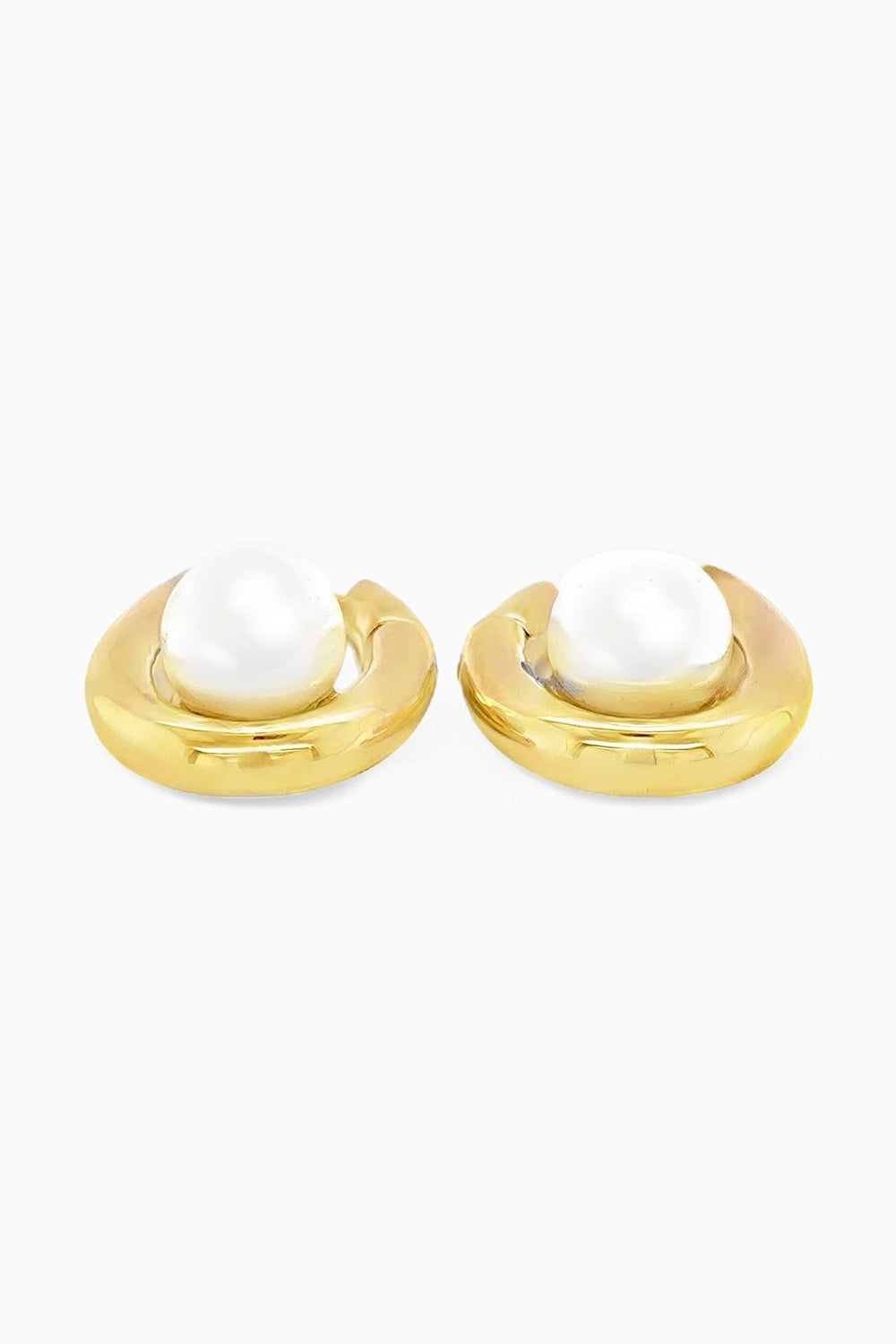 Pearl Embrace Hoops