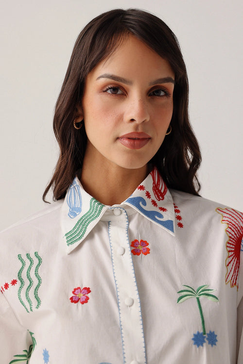 Ecru Isles Thais Shirt