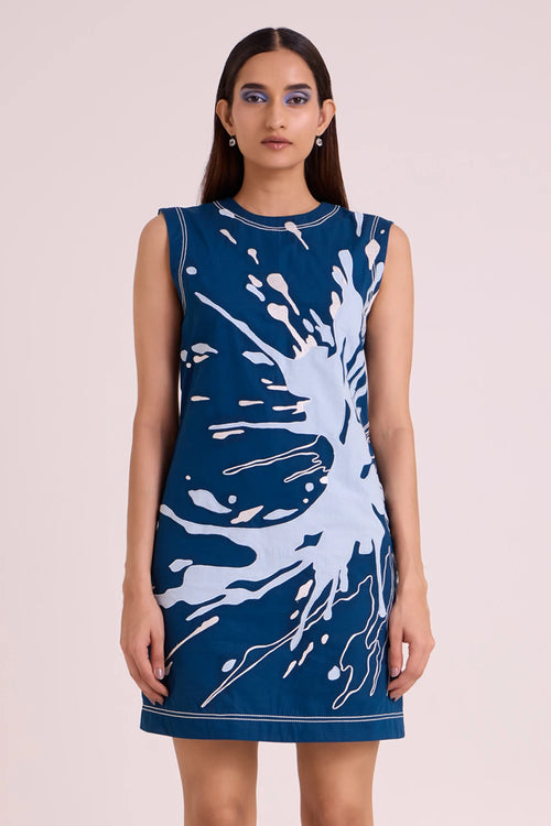 Hudson Frozen Lake Short Dress