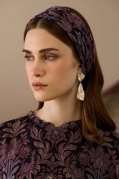 Midnight Orchid Scarf