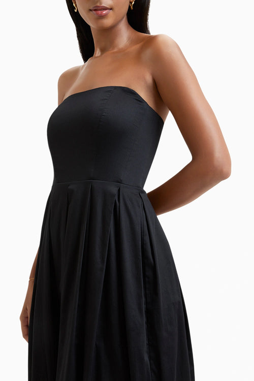Black Iris Off-Shoulder Dress