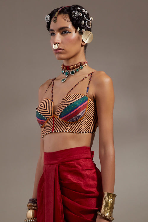 Multi Anka Kama Blouse