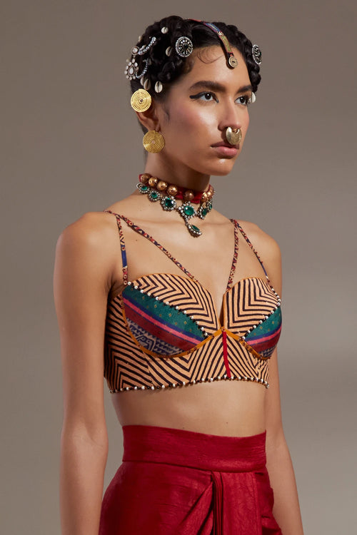 Multi Anka Kama Blouse