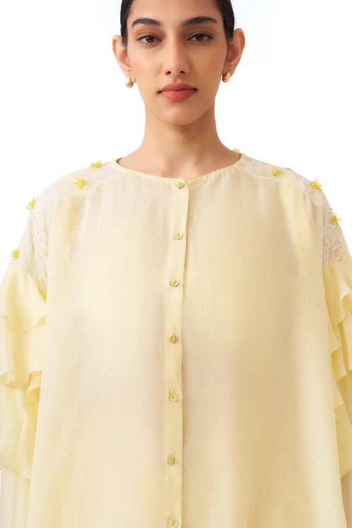 Auryn Pastel Yellow Shirt