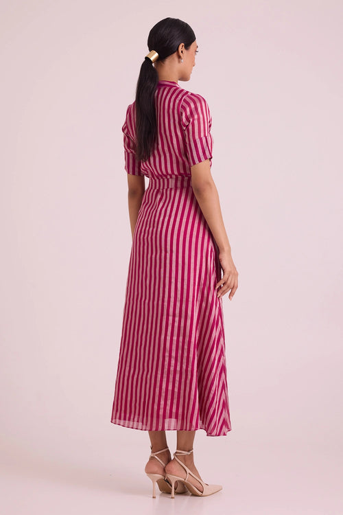 Miramar Button Down Long Dress