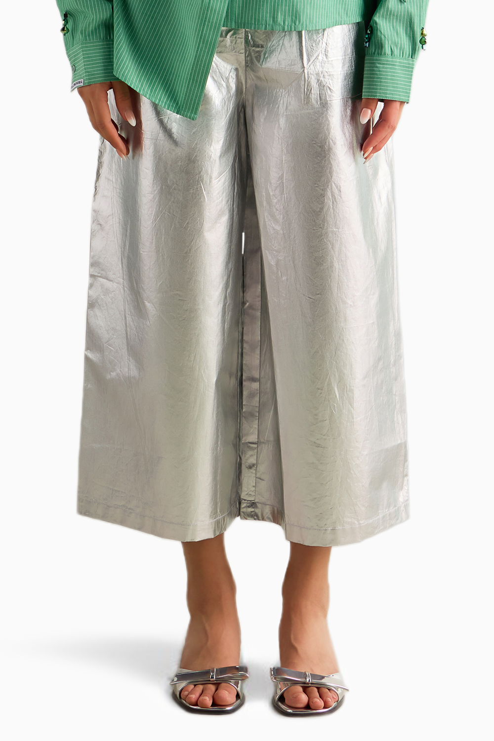 Silver Foil Culottes